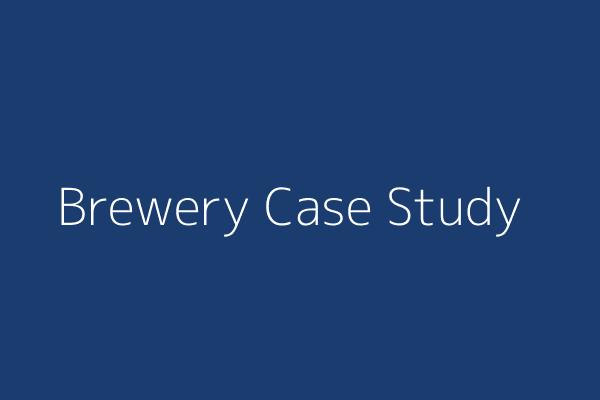 Urban Craft Brewery Case Study